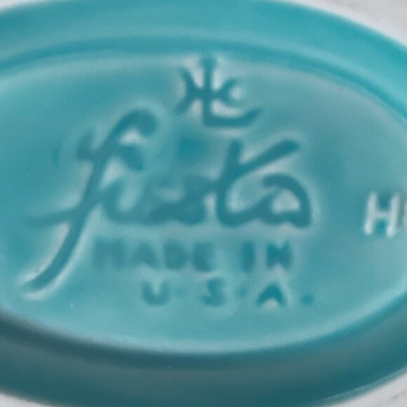 Fiesta Turquoise Gravy Boat Ceramic - Picture 7 of 7